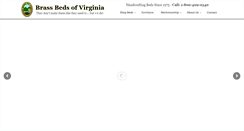 Desktop Screenshot of brassbedofva.com